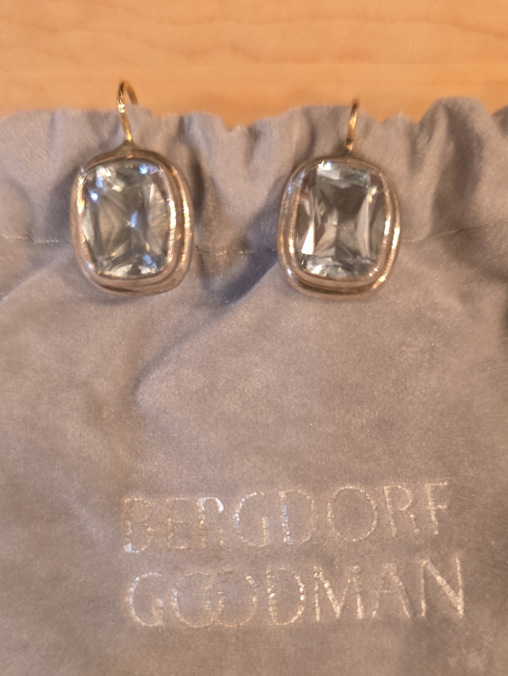 Light Blue Drop Earrings
